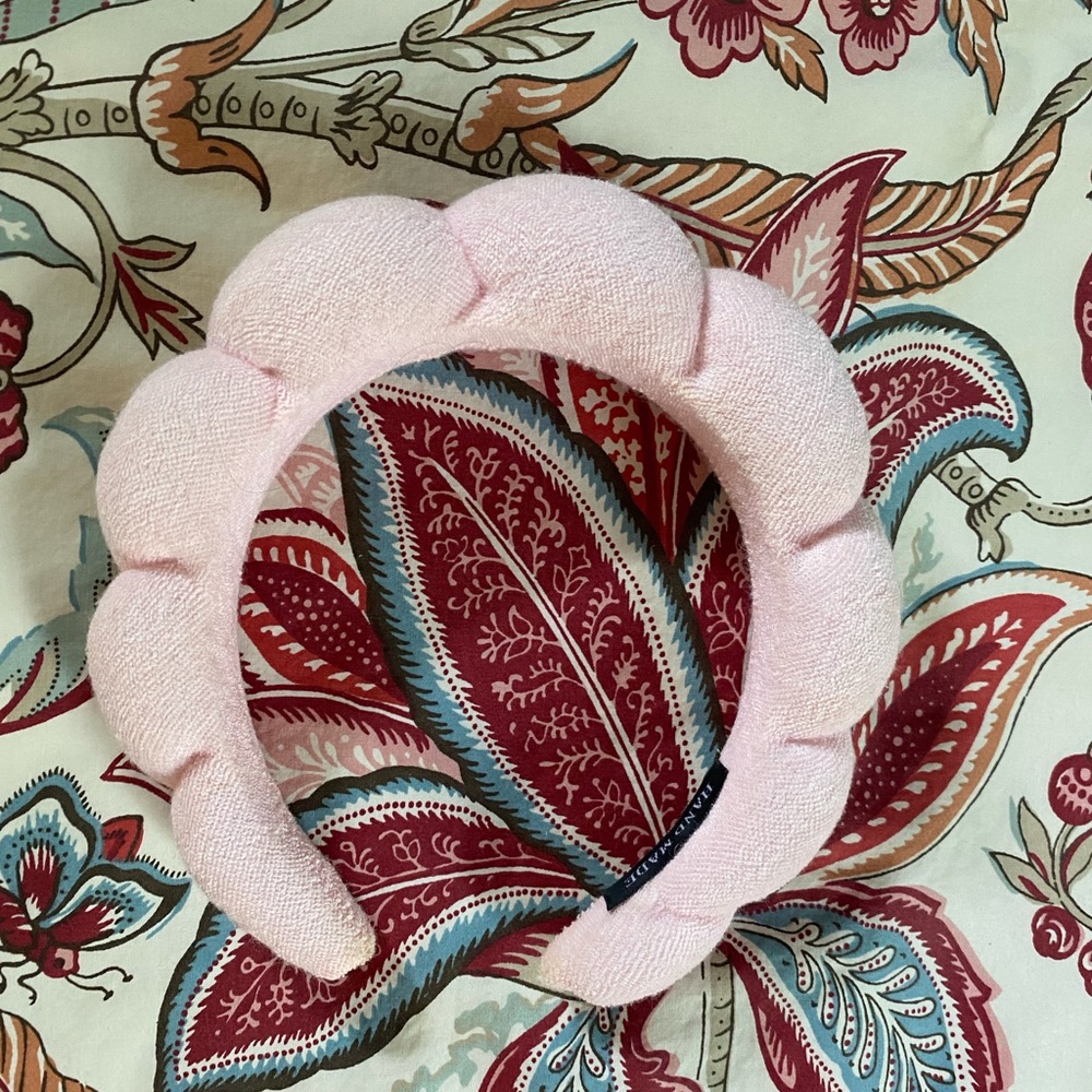 Pink cloud bubble headband